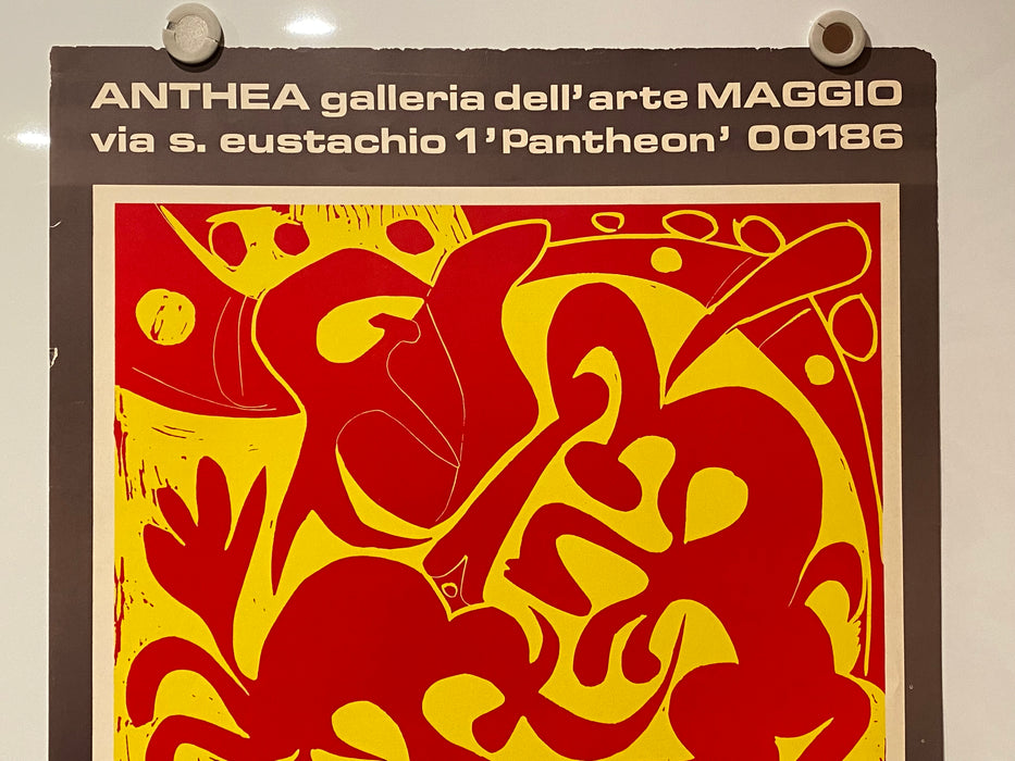 1970s Pablo Picasso Anthea Galleria dell'arte Maggio Lithograph Poster   - TvMovieCards.com