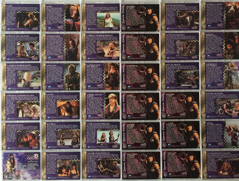 Xena Series II Two Topps Base Card Set   - TvMovieCards.com