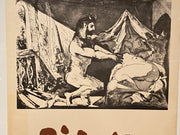 1970s Pablo Picasso Anthea Galleria dell'arte Maggio Lithograph Poster   - TvMovieCards.com