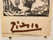 1970s Pablo Picasso Anthea Galleria dell'arte Maggio Lithograph Poster   - TvMovieCards.com