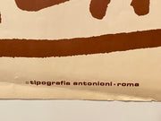 1970s Pablo Picasso Anthea Galleria dell'arte Maggio Lithograph Poster   - TvMovieCards.com