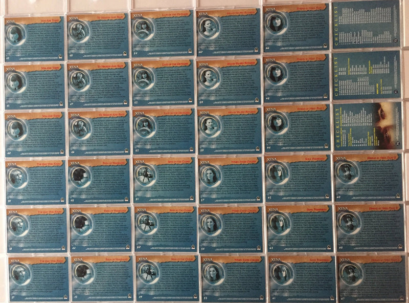 Xena Season Six Base Card Set 72 Cards   - TvMovieCards.com