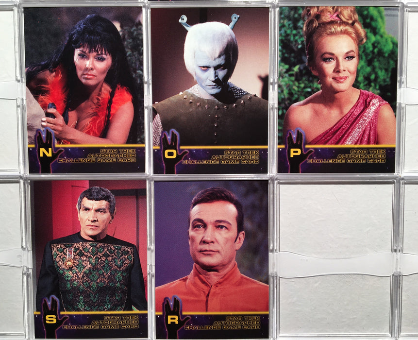 Star Trek The Original Series Season 2 TOS (11) Autograph Challenge Chase Cards   - TvMovieCards.com
