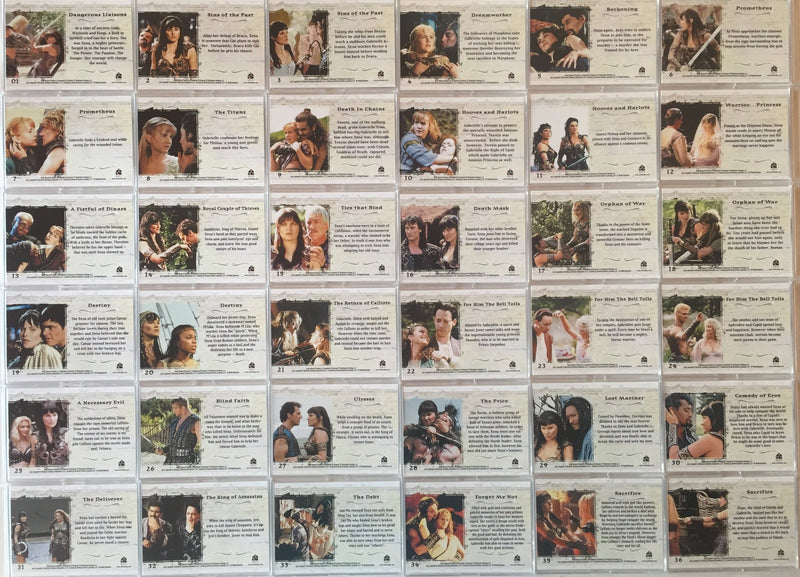 Xena Dangerous Liaisons Base Card Set   - TvMovieCards.com
