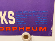 1970s Vittorio, "Les Fantasticks TNM, a l'Orpheum" Lithograph Art Poster   - TvMovieCards.com