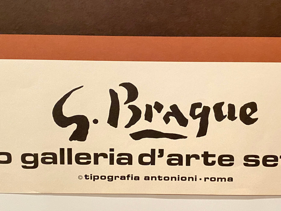 1960s Georges Braque Naviglio Galleria d'Arte Persephone Lithograph Art Poster   - TvMovieCards.com