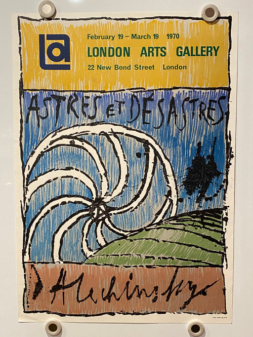 1970 Pierre Alechinsky London Arts Gallery Exhibition Lithograph Art Poster   - TvMovieCards.com