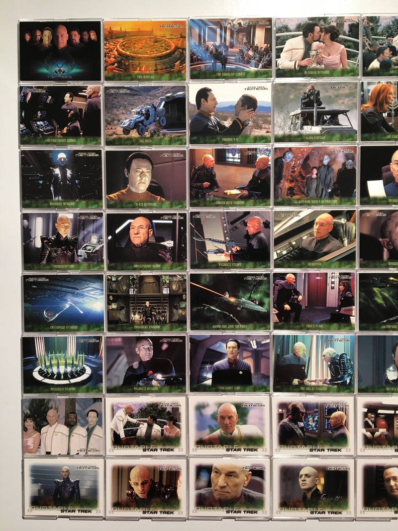 Star Trek Nemesis (72) Complete Trading Base Card Set Rittenhouse Archives 2002   - TvMovieCards.com