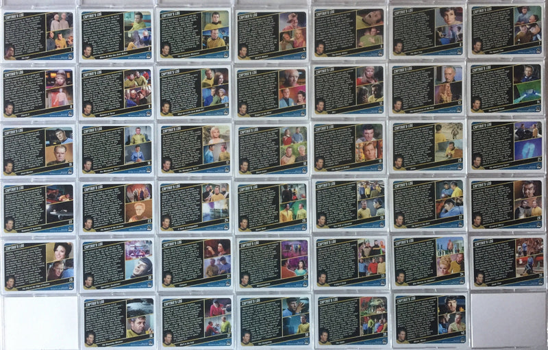 Star Trek TOS Original Series Captain's Collection Base Card Set 80 Cards   - TvMovieCards.com
