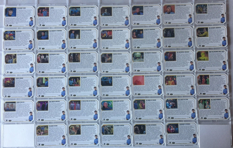 Star Trek TOS The Original Series 50th Anniversary Base Card Set 80 Cards 2018 - TvMovieCards.com