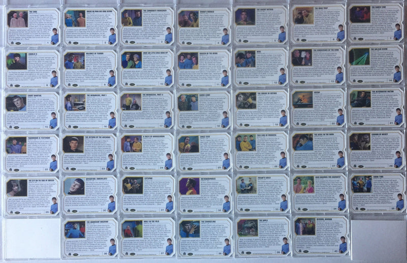 Star Trek TOS The Original Series 50th Anniversary Base Card Set 80 Cards 2018 - TvMovieCards.com