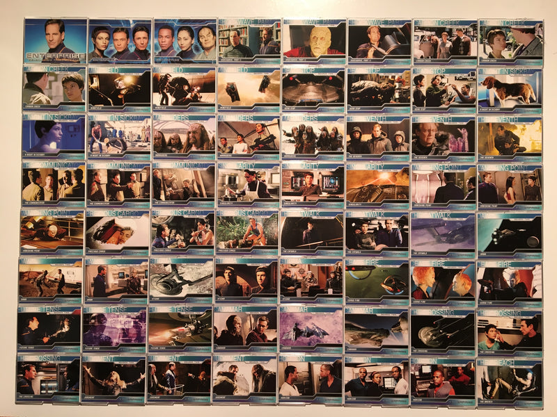 Star Trek Enterprise Season 2 Complete (81 Cards) Base Card Set 2003   - TvMovieCards.com
