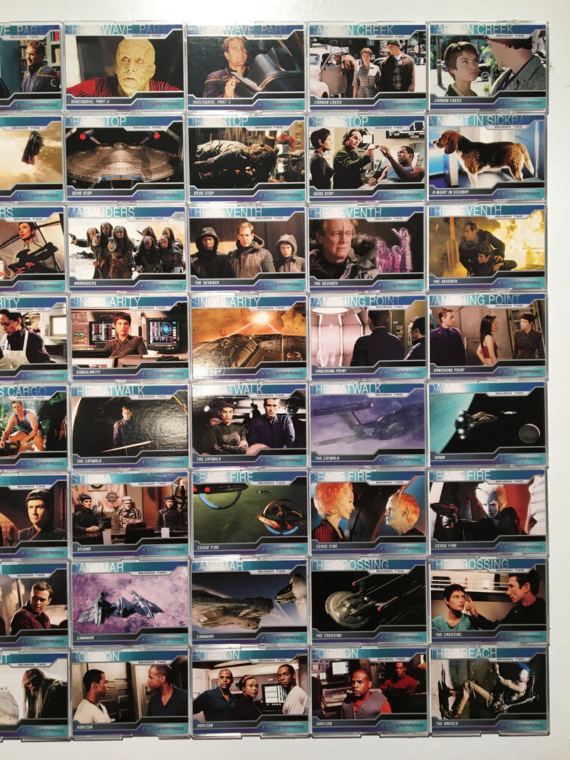 Star Trek Enterprise Season 2 Complete (81 Cards) Base Card Set 2003   - TvMovieCards.com