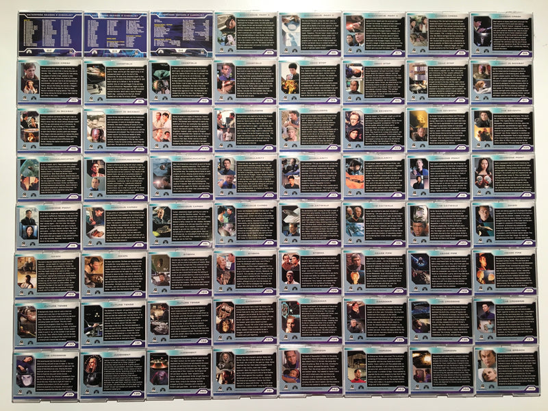 Star Trek Enterprise Season 2 Complete (81 Cards) Base Card Set 2003   - TvMovieCards.com