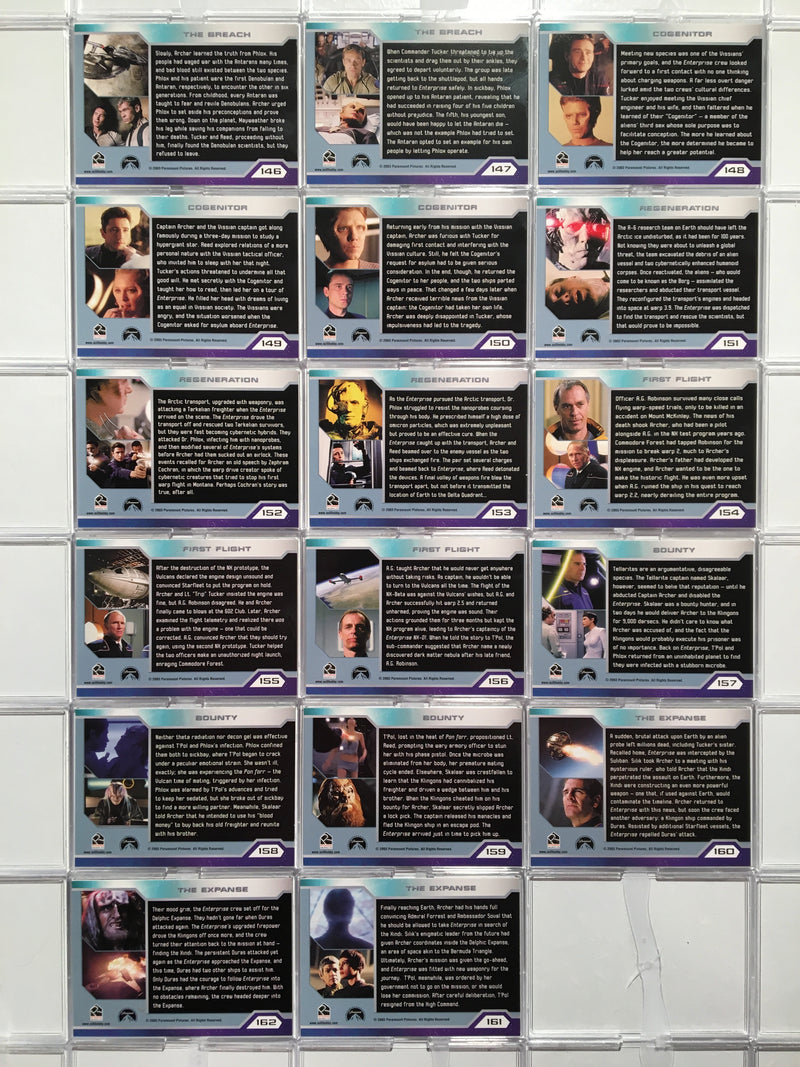 Star Trek Enterprise Season 2 Complete (81 Cards) Base Card Set 2003   - TvMovieCards.com