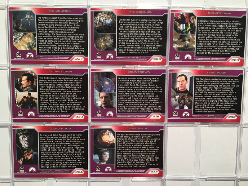 Star Trek Enterprise Season 3 Complete (72) Base Trading Base Card Set 2004   - TvMovieCards.com