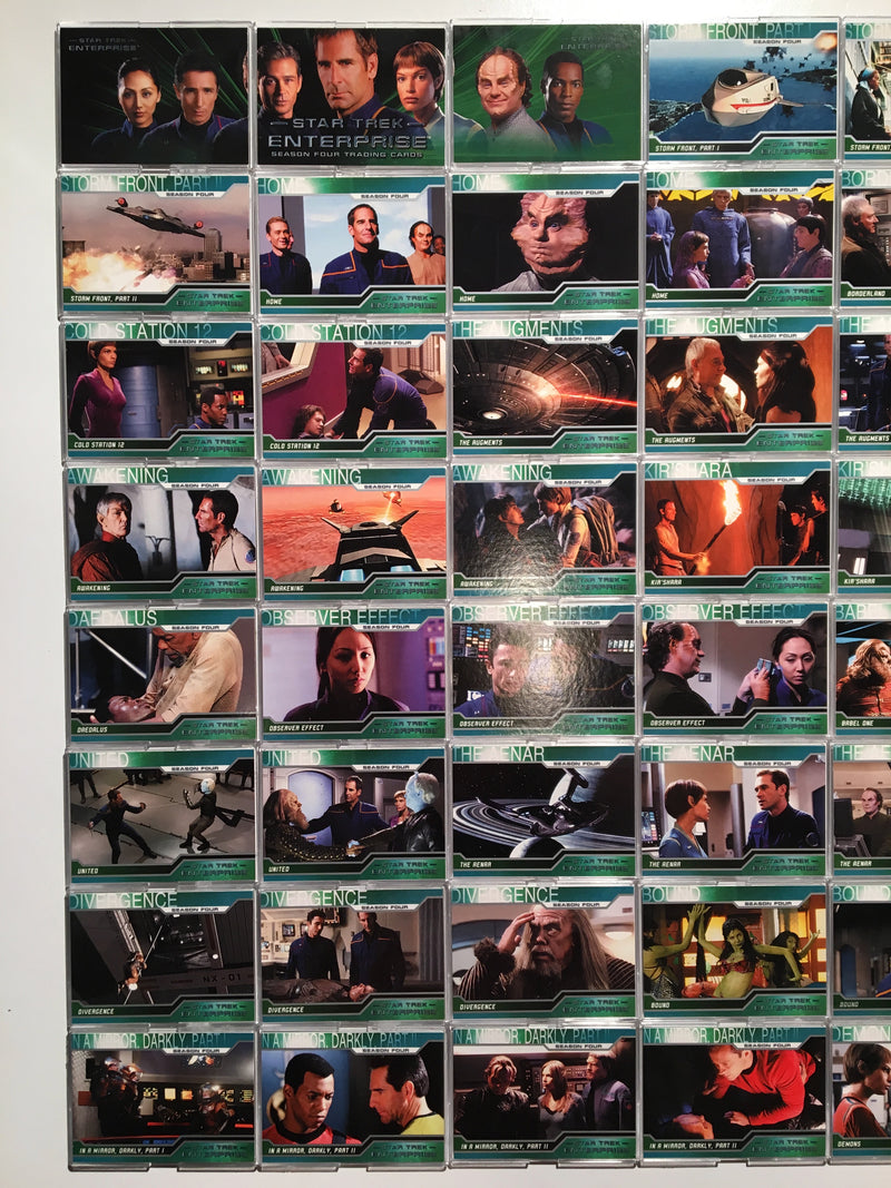 Star Trek Enterprise Season 4 Complete (72) Base Trading Base Card Set 2005   - TvMovieCards.com