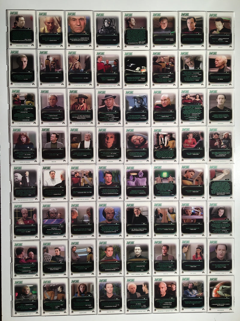 Star Trek TNG Quotable Next Generation (110) Base Card Set 2005   - TvMovieCards.com