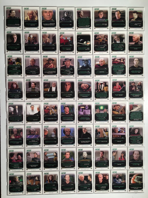 Star Trek TNG Quotable Next Generation (110) Base Card Set 2005   - TvMovieCards.com