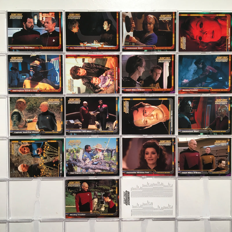 Star Trek TNG Profiles The Next Generation (82) Base Card Set 2000   - TvMovieCards.com