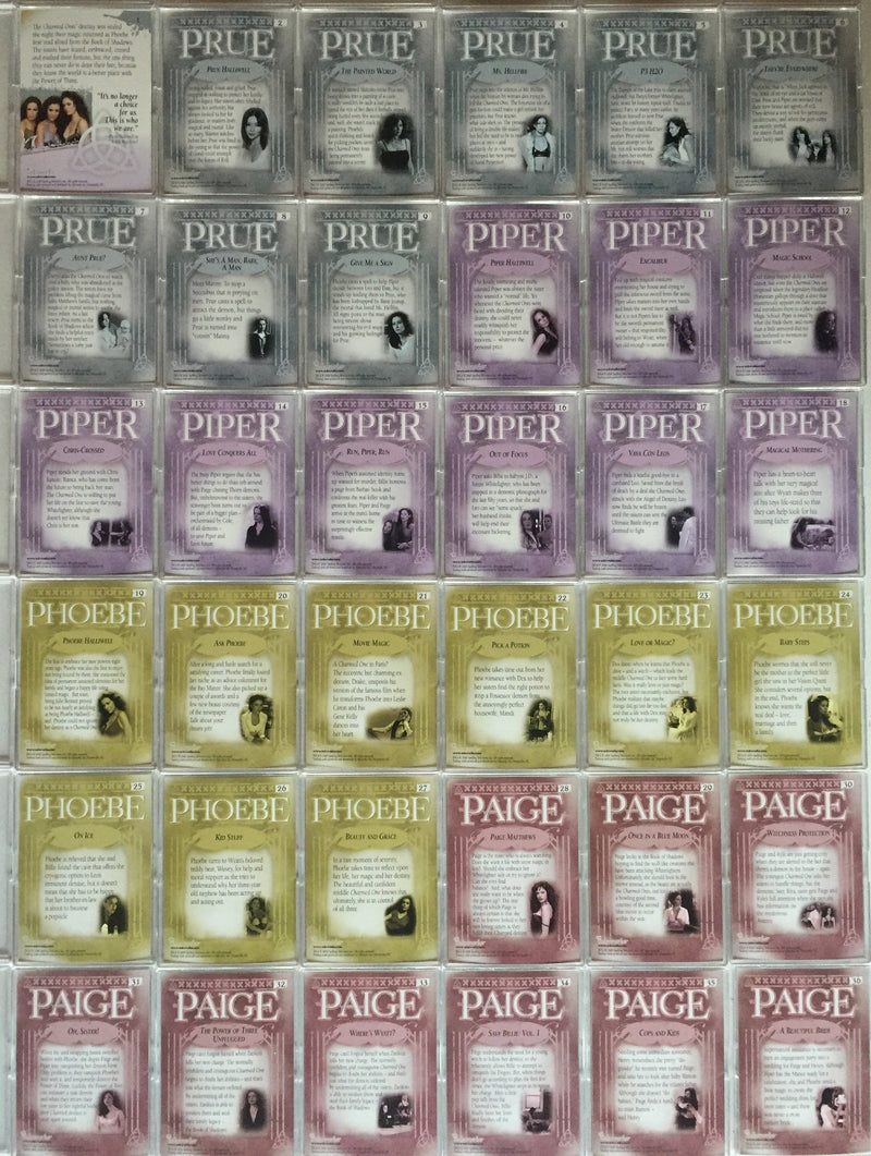 Charmed Destiny Base Card Set 72 Cards Inkworks 2005 - TvMovieCards.com