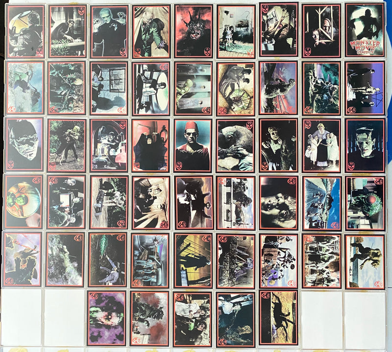 1997 Monster Movie Classics Series 1 Base Trading Card Set of 50 Cards Reed   - TvMovieCards.com