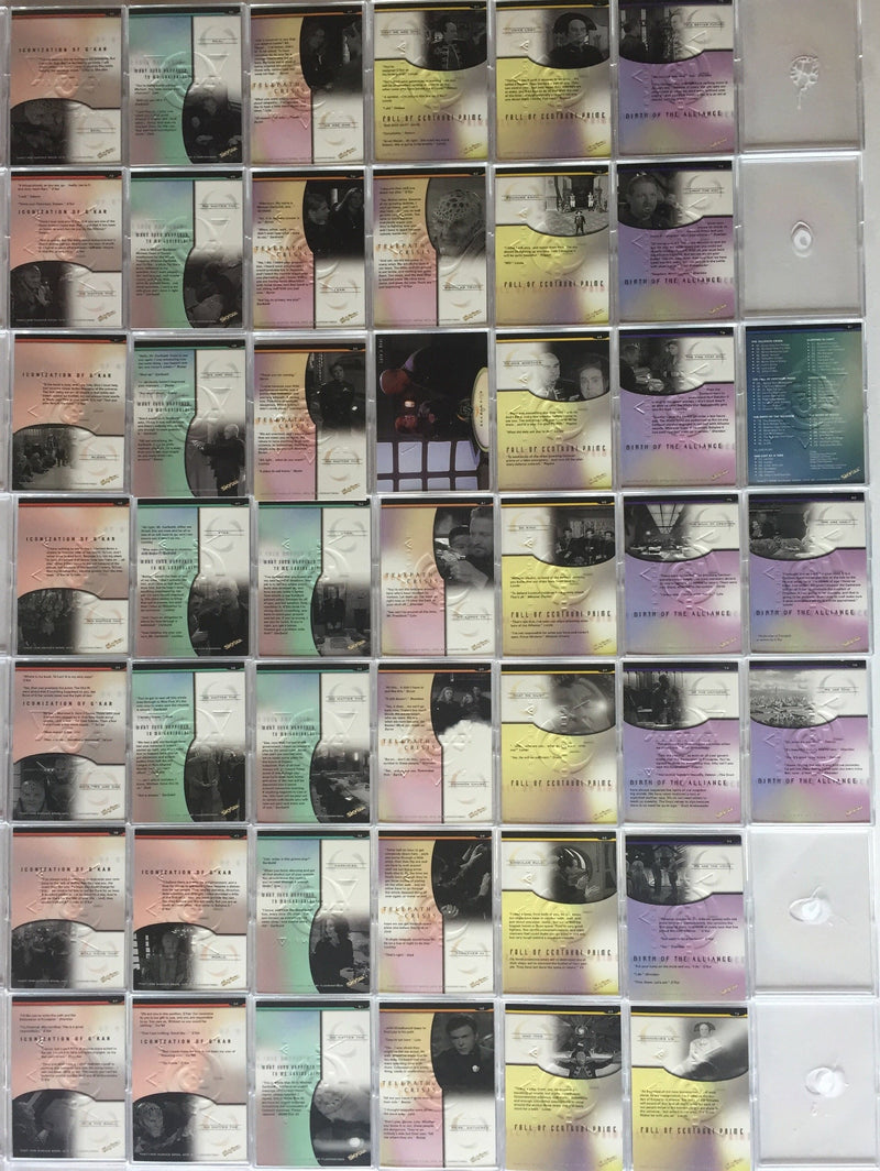 Babylon 5 Season 5 Embossed Parallel Card Set 81 Cards 1998 Skybox   - TvMovieCards.com