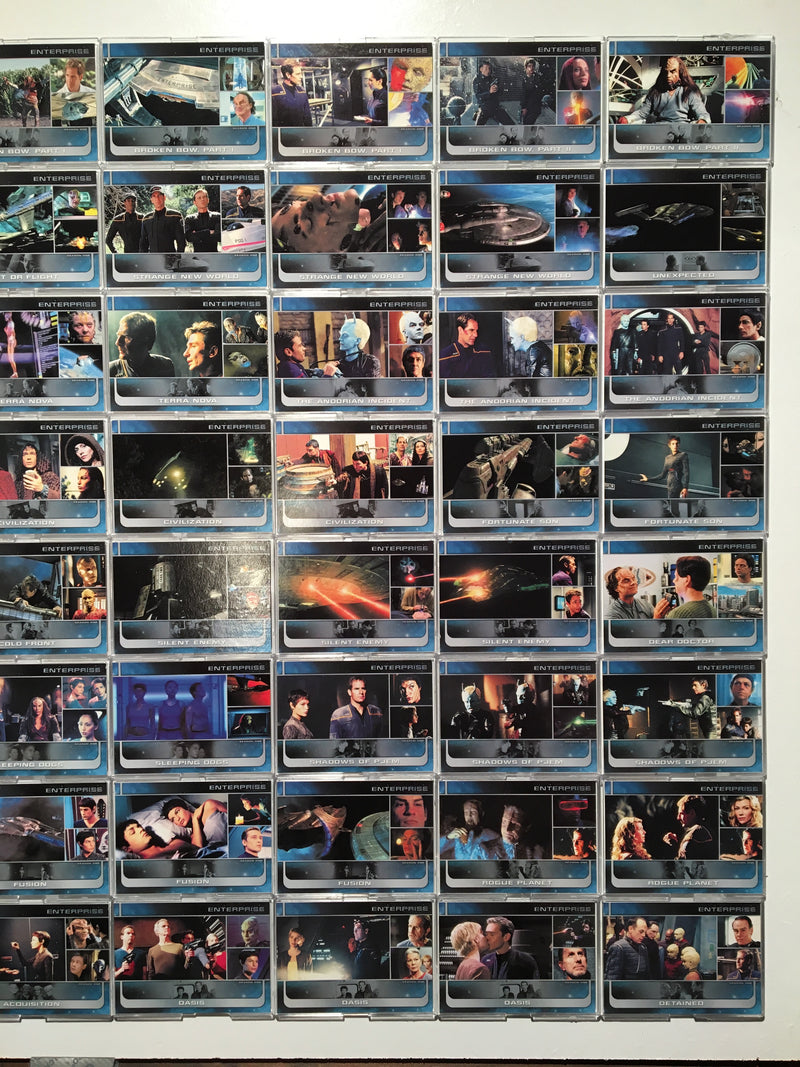 Star Trek Enterprise Season 1 Complete (81 Card) Base Card Set 2002   - TvMovieCards.com
