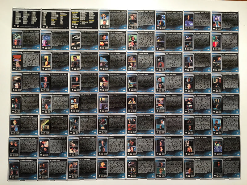 Star Trek Enterprise Season 1 Complete (81 Card) Base Card Set 2002   - TvMovieCards.com