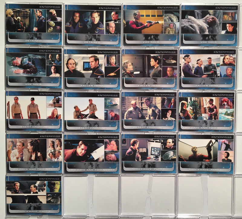 Star Trek Enterprise Season 1 Complete (81 Card) Base Card Set 2002   - TvMovieCards.com