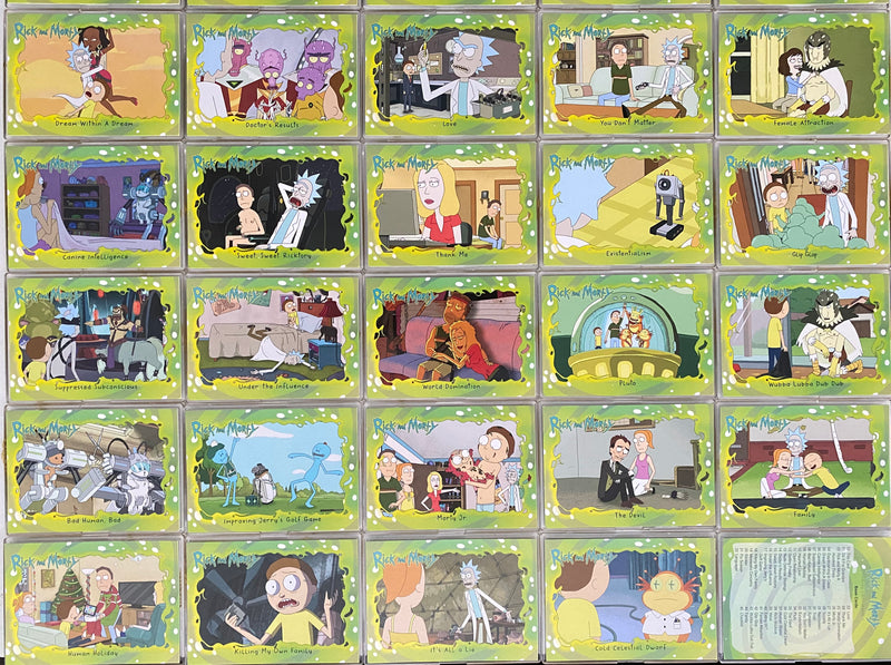 2018 Rick and Morty Season 1 Trading Base Card Set of 45 Cryptozoic   - TvMovieCards.com