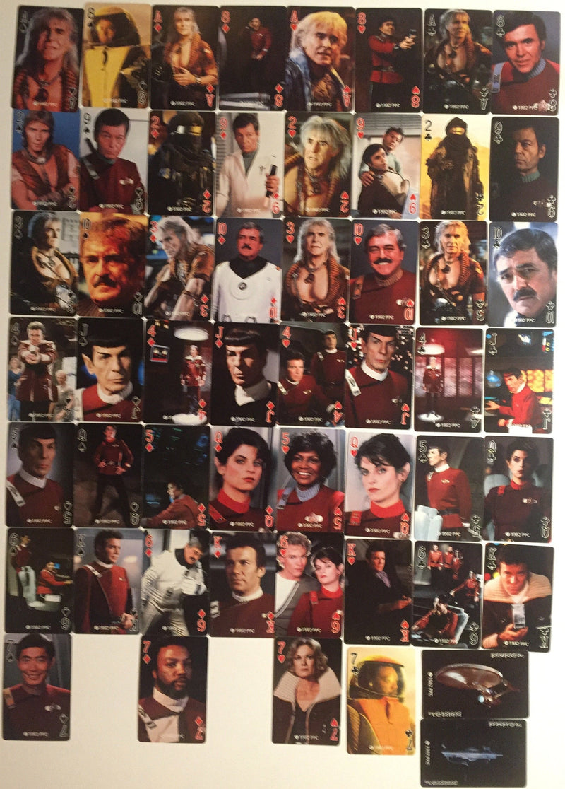 Star Trek II The Wrath of Khan Sealed Playing Card Deck 52 Cards + Jokers - TvMovieCards.com