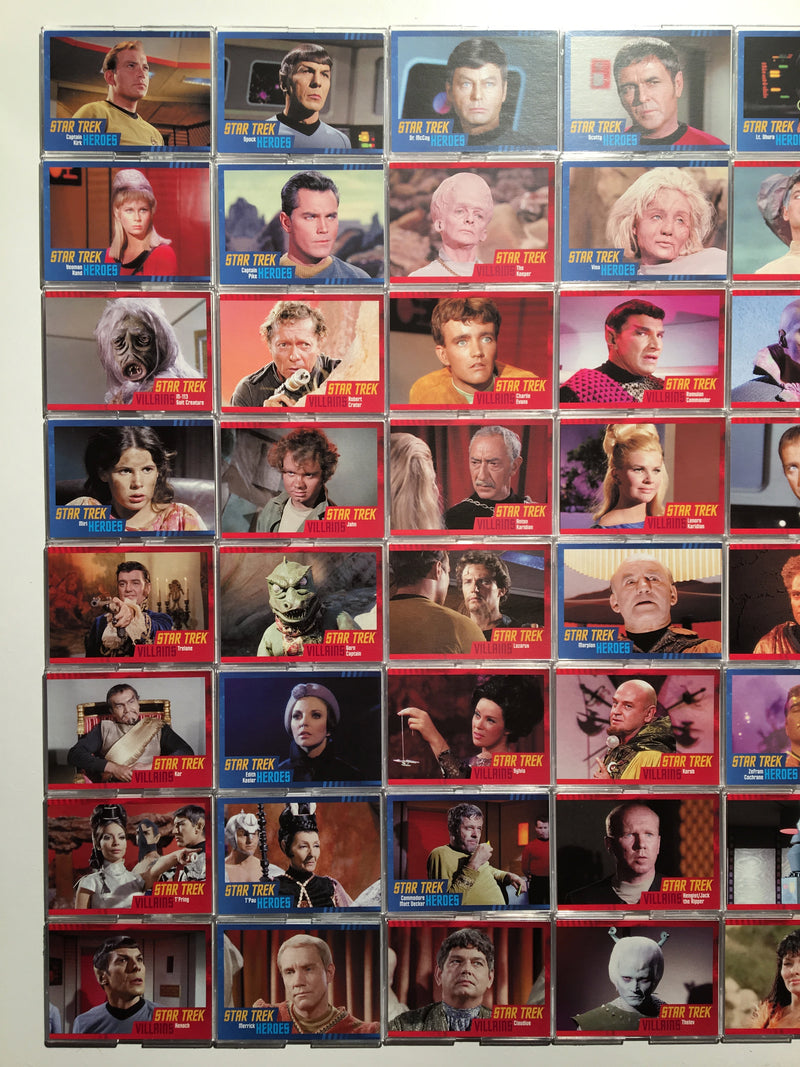 Star Trek TOS Original Series Heroes & Villains (100) Trading Base Card Set   - TvMovieCards.com