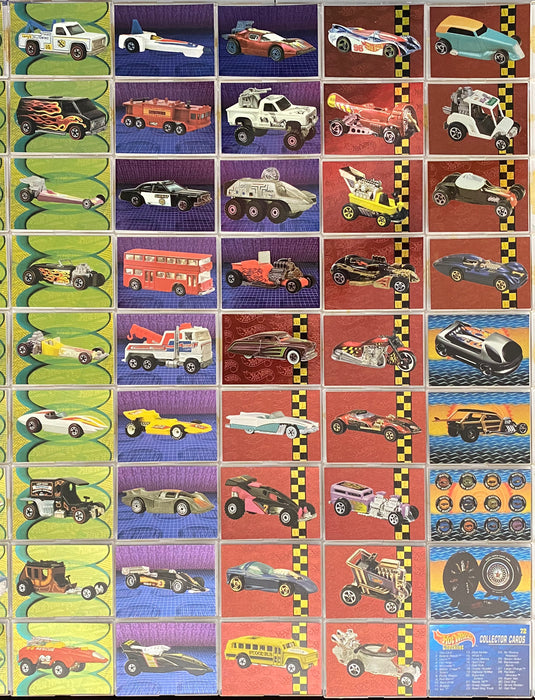 1999 Hot Wheels Collector Cards Trading Card Set of 72 Comic Images Chromium   - TvMovieCards.com