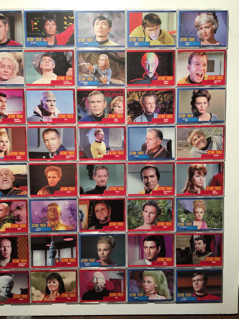 Star Trek TOS Original Series Heroes & Villains (100) Trading Base Card Set   - TvMovieCards.com