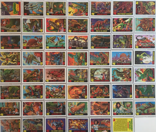 Dinosaurs Attack Trading Card Set 55 Cards and 11 Stickers 1988 Topps - TvMovieCards.com
