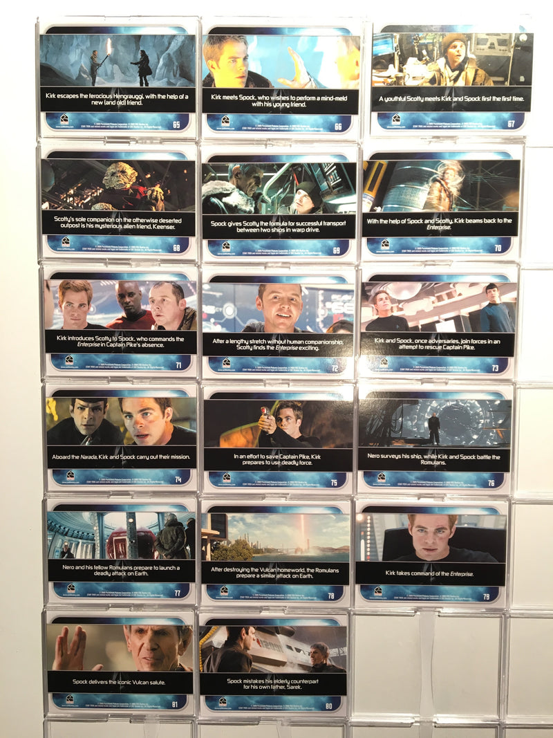 Star Trek The Movie 2009 (81) Trading Base Card Set   - TvMovieCards.com