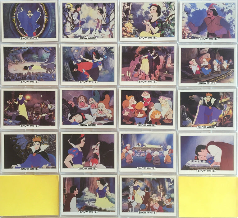 Disney Snow White Vintage Card Set 18 Cards Series A Set #5 Treat Hobby 1982   - TvMovieCards.com
