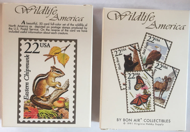 Wildlife America  50 Card Set Factory Boxed  Animals   - TvMovieCards.com