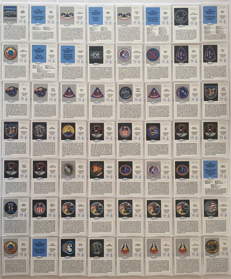 NASA Space Shots Series 1  Photos Card Set 110 Cards Space Ventures 1990   - TvMovieCards.com