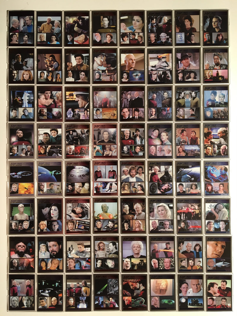 STAR TREK The Next Generation Complete Series 1 TNG Parallel Card SET 90 Cards   - TvMovieCards.com