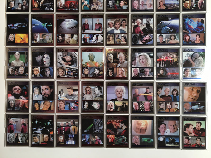 STAR TREK The Next Generation Complete Series 1 TNG Parallel Card SET 90 Cards   - TvMovieCards.com