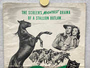1948 The Strawberry Roan Movie Advertising Press Book 11 x 17 Gene Autry Poster   - TvMovieCards.com