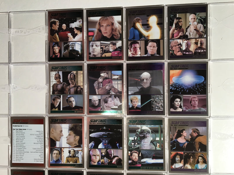 STAR TREK The Next Generation Complete Series 1 TNG Parallel Card SET 90 Cards   - TvMovieCards.com