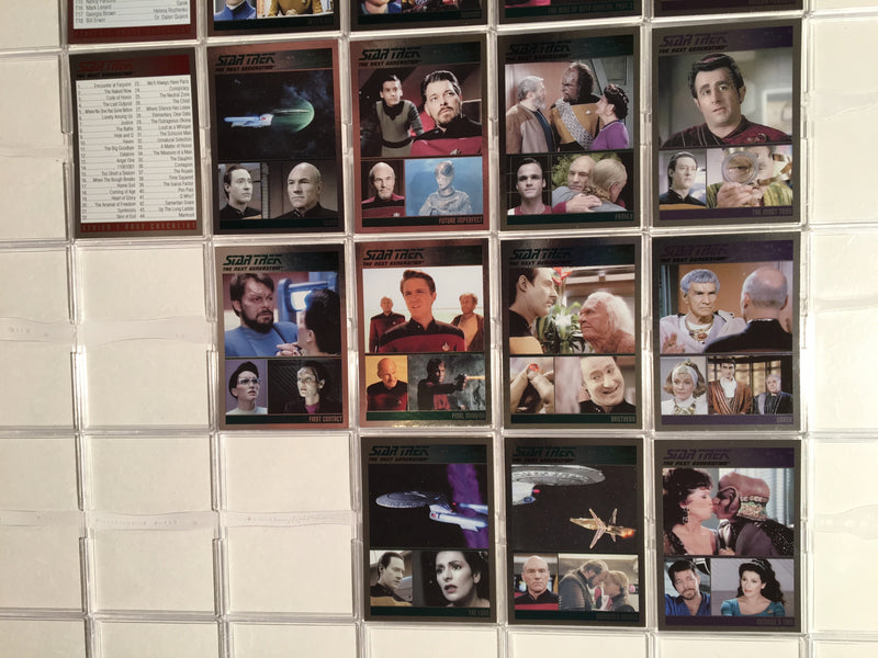 STAR TREK The Next Generation Complete Series 1 TNG Parallel Card SET 90 Cards   - TvMovieCards.com