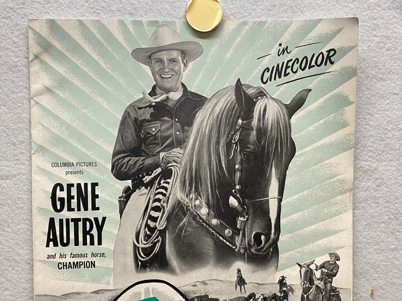 1948 The Big Sombrero Movie Advertising Press Book 11 x 17 Gene Autry Poster   - TvMovieCards.com