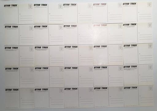 STAR TREK TOS The Original Series (48) PostCard Set 1977 You Pick Card Number   - TvMovieCards.com