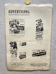 1958 Sioux City Sue (5) Movie Advertising Press Book 12 x 18 Gene Autry Poster   - TvMovieCards.com