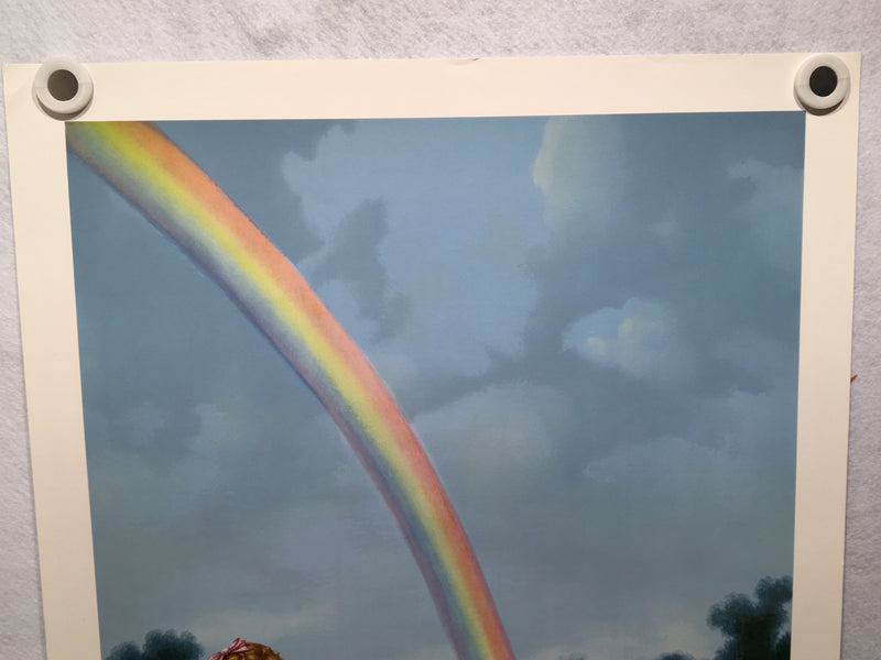Tito Salomoni Girl Rainbow Signed Numbered 39/100 Lithograph Art Print 21" x 28"   - TvMovieCards.com