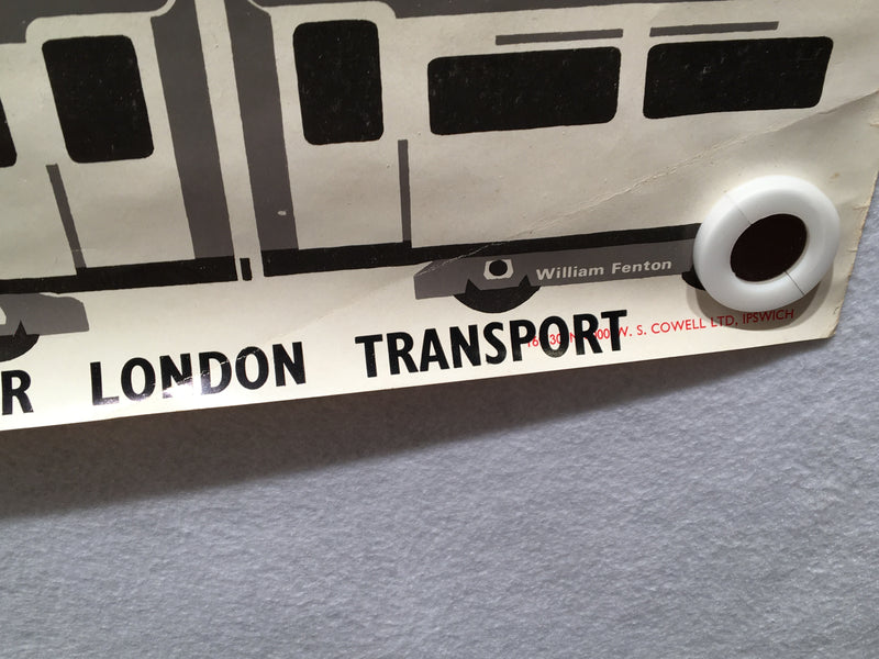 William Fenton 1969 London Transport Mueseum Poster Art Poster Print 25 x 40   - TvMovieCards.com